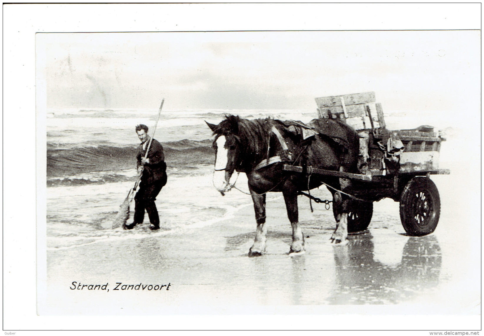 Strand Zandvoort Schelpvisschers Aan Het Strand - Other & Unclassified