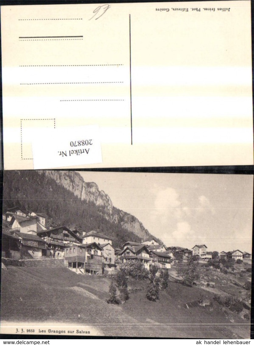 208870,Martigny Les Granges Sur Salvan Kt Waalis - Granges