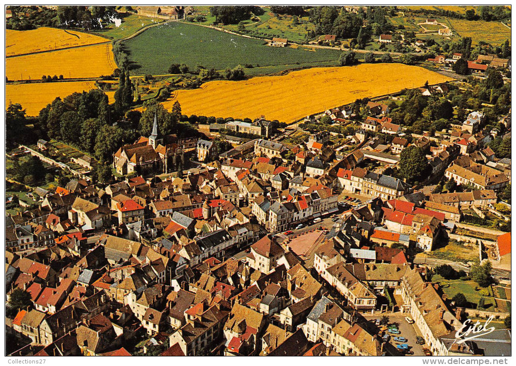 95-MAGNY-EN-VEXIN- VUE AERIENNE DU CENTRE VILLE - Magny En Vexin