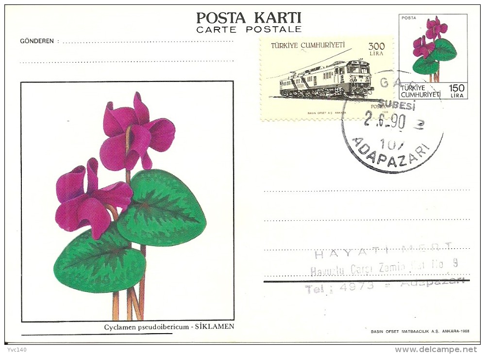 Turkey; 1988 Postal Stationery - Ganzsachen