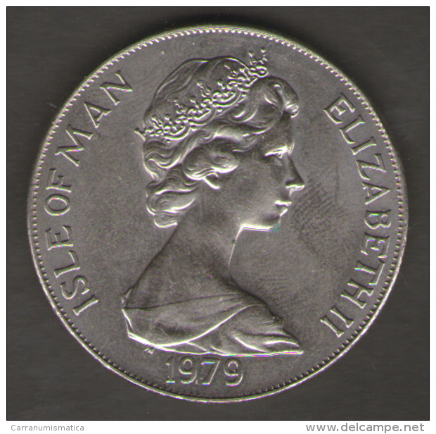 ISLE OF MAN ONE CROWN 1979 MILLENNIUM OF TYNWALD - Isle Of Man