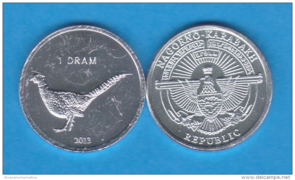 NAGORNO  KARABAKH  1 DRAM 2.013  2013 "Ave-Bird" Aluminio/Aluminium   SC/UNC  T-DL-10.769 - Nagorno-Karabakh