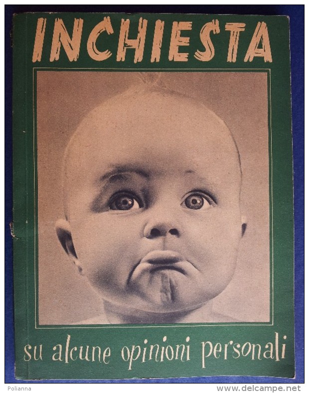 M#0R5 INCHIESTA SU ALCUNE OPINIONI PERSONALI Omaggio INA 1951/FOTOGRAFIE BAMBINI - Photo