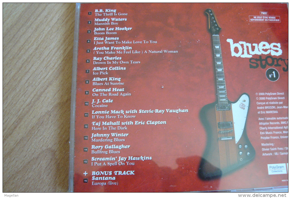 Blues Story N°1 - BB King, Eric Clapton, JJ Cale, Muddy Waters, Etc. - Version 2000 (Voir Scans) - Blues