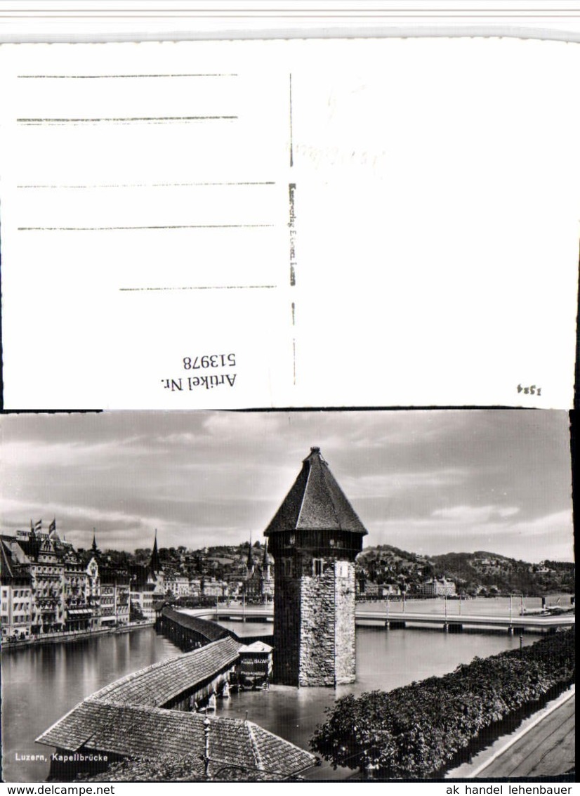 513978,Luzern Kapellbr&uuml;cke Br&uuml;cke Wasserturm - Wassertürme & Windräder (Repeller)