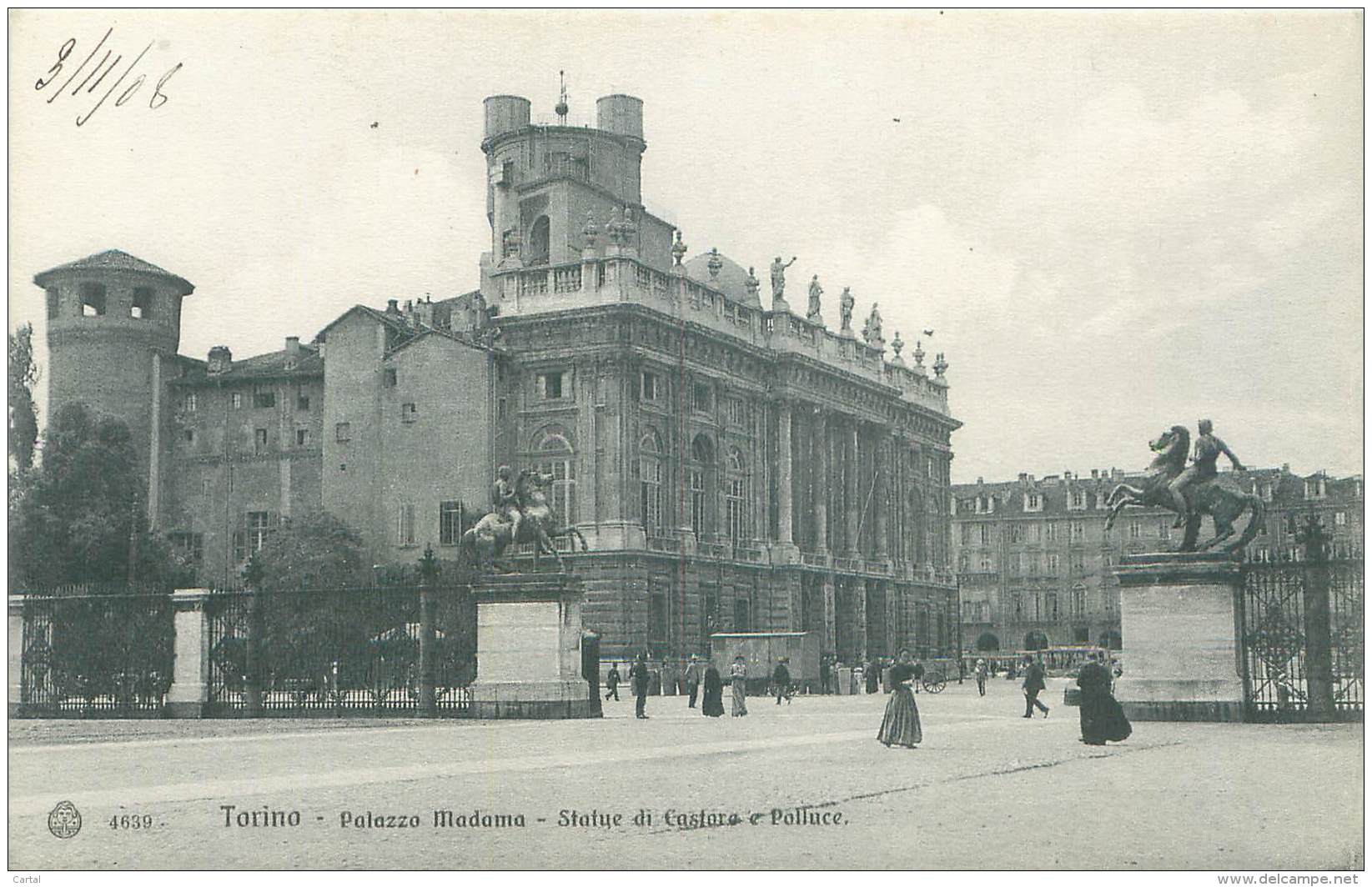 TORINO - Palazzo Madama - Statue Di Castore E Polluce - Palazzo Madama