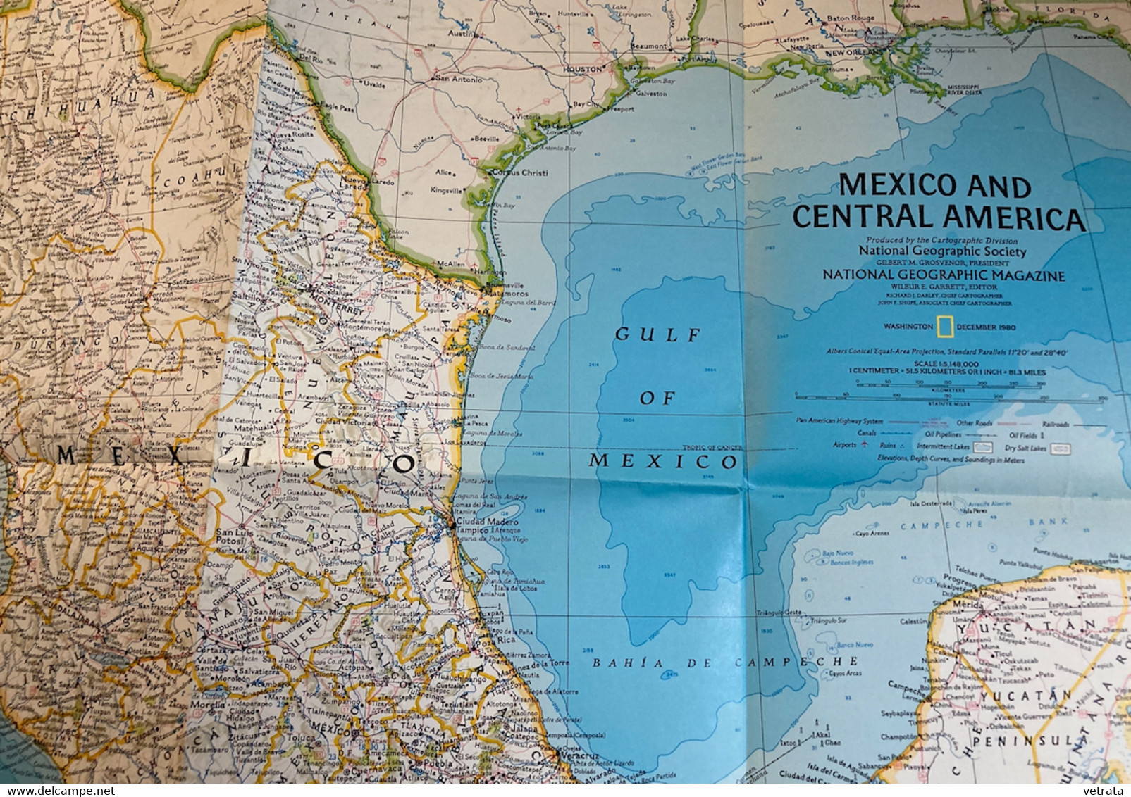 NATIONAL GEOGRAPHIC Vol. 158, N°6 1980 : The Aztecs (Avec Carte Aztec World-Mexico And Central America-66x51 Cm) (éditio - Geografía