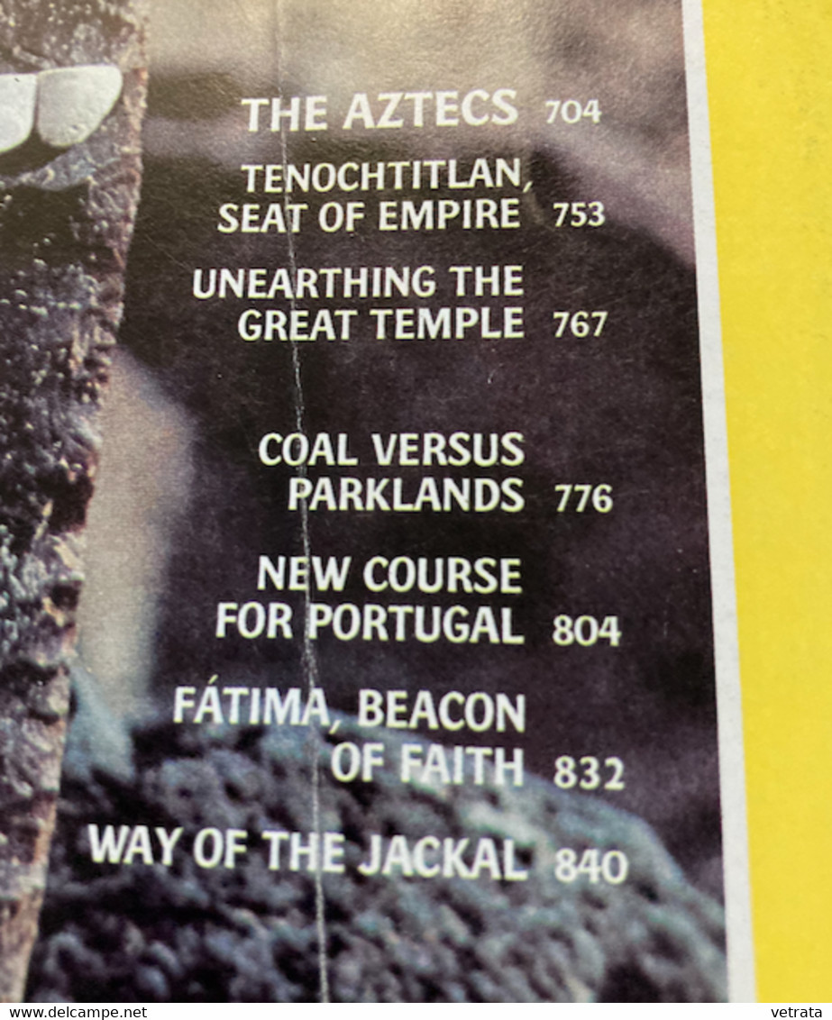 NATIONAL GEOGRAPHIC Vol. 158, N°6 1980 : The Aztecs (Avec Carte Aztec World-Mexico And Central America-66x51 Cm) (éditio - Geographie