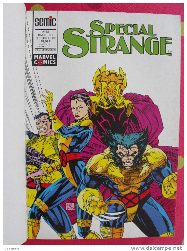 Album Spécial Strange N° 28 De 1992. Marvel Comics. Semic France. Contient Les N° 82,83,84 - Special Strange