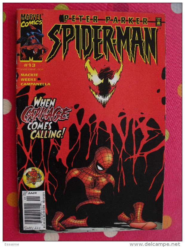 Spiderman N° 13 De 2000. En Anglais.  Marvel Comics. Peter Parker - Spiderman