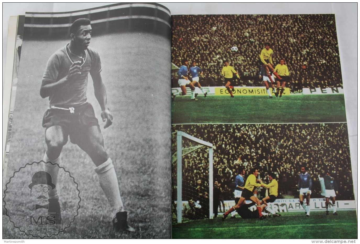 Vintage Mexico 1970 FIFA World Cup Magazine By Ladislao Kubala - Pele Images - Other & Unclassified