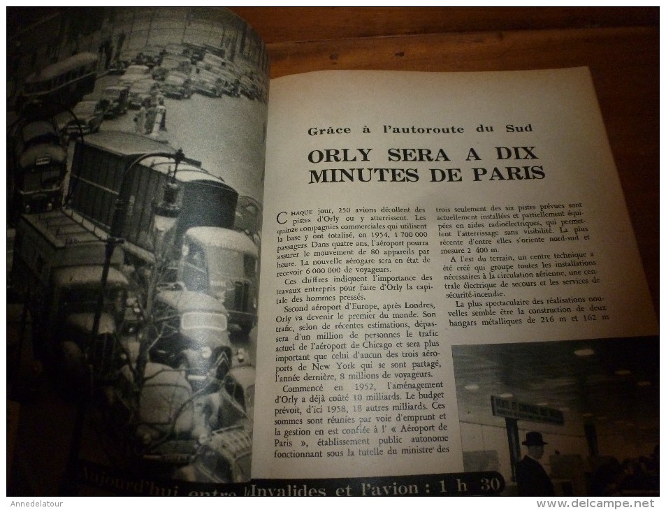 1955 SCIENCE Et VIE N° 449: SOMMAIRE En  2e Photo :Le BREGUET 449; Pétrole Des Landes; Enrico Fermi...etc - Science