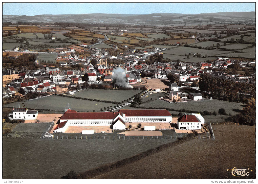 58-MOULIN-ENGILBERT- VUE GENERALE AERIENNE , LE GROUPE SCOLAIRE - Moulin Engilbert