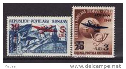 Roumanie 1952 - PA Yv.no.63-4 Neufs** - Ongebruikt