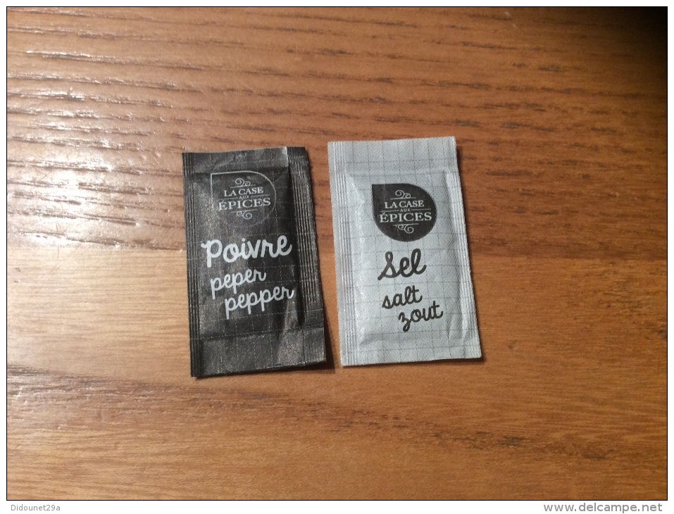 sachet de sel, sachet de poivre LA CASE AUX EPICES type 2