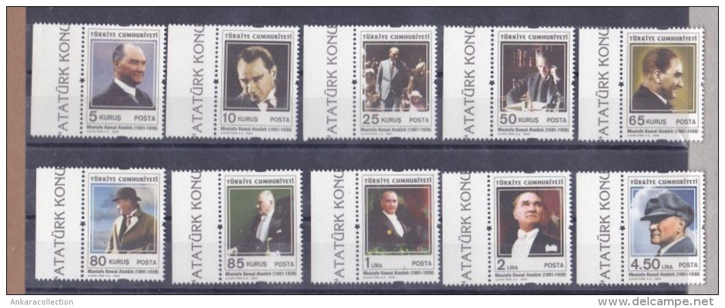 AC - TURKEY STAMP  -  DEFINITIVE STAMPS DEPICTING ATATURK MNH 05 JUNE 2009 - Unused Stamps