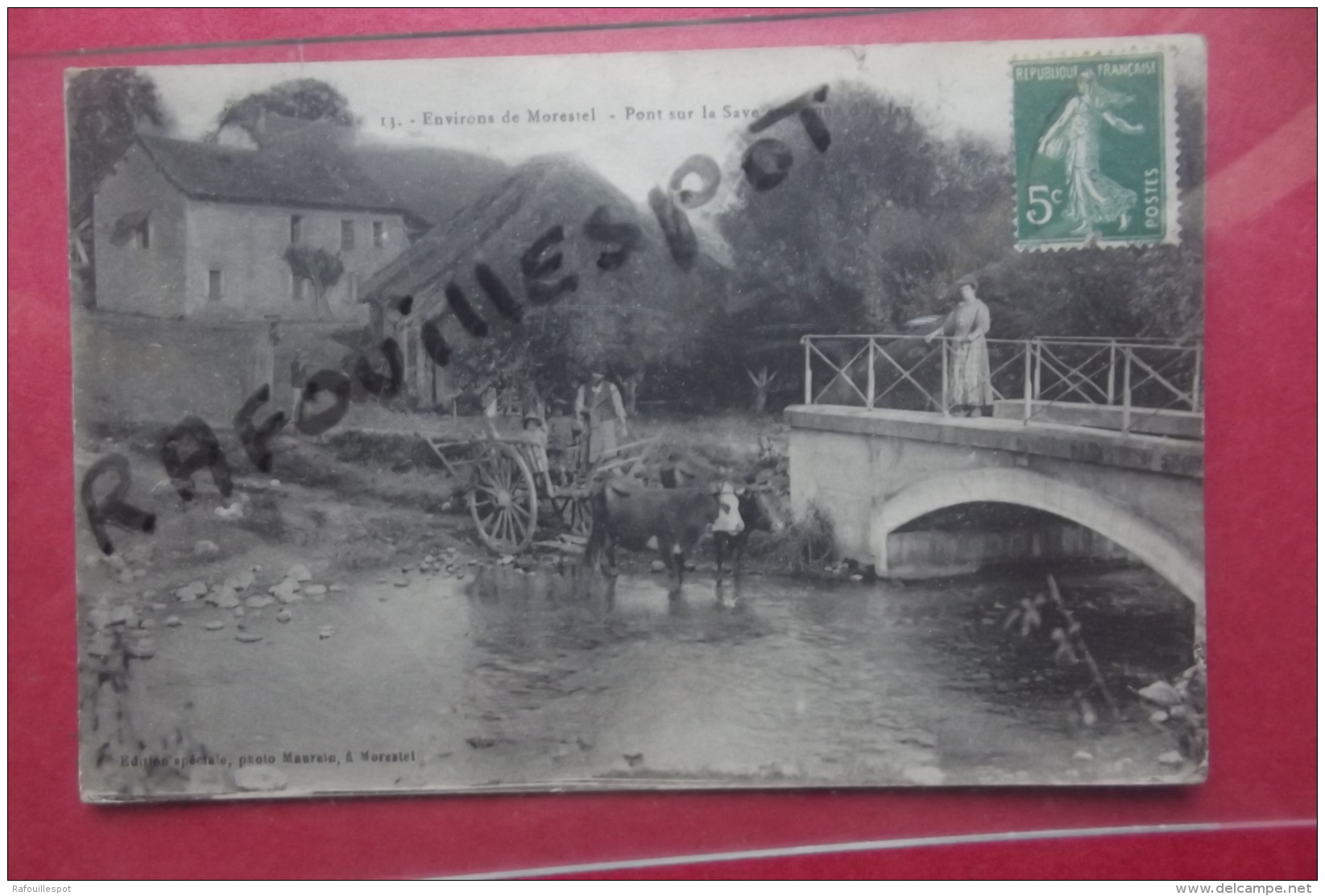 C P Morestel Environs Pont Sur La Save Et Ferme D'iselay - Morestel