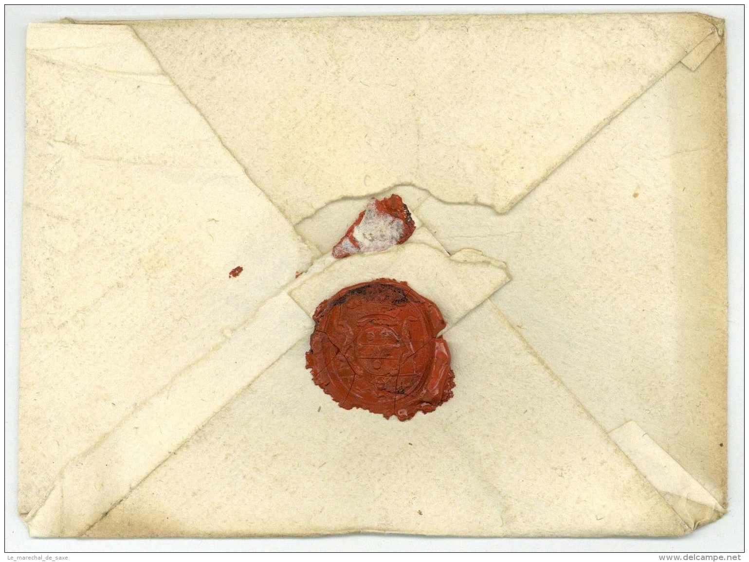 ARMEE DE BOHEME - Lettre D'officier - Camp De PISEK Tcheque 1742 - Bataille De Chotusitz - Army Postmarks (before 1900)