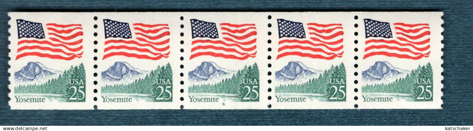 USA POSTFRIS MINT NEVER HINGED POSTFRISCH EINWANDFREI SCOTT 2280 Plate 4 - Rollenmarken (Plattennummern)