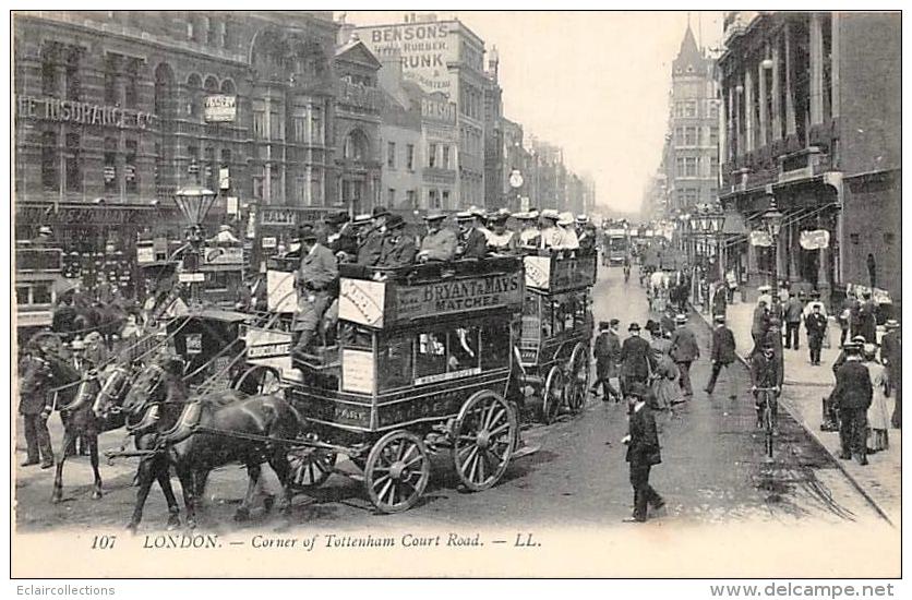 Angleterre     Londres  Tottenham    Bus Hippomobile A Impérial - Other & Unclassified