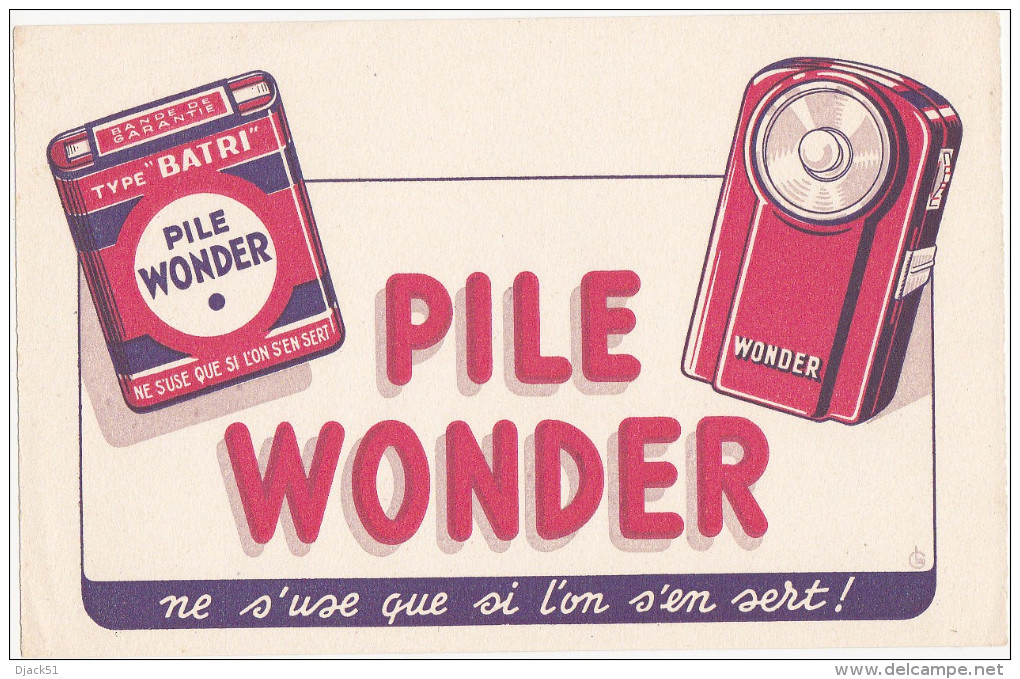 Buvard PILE WONDER - Batterien