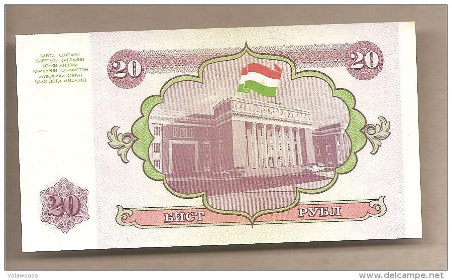 Tagikistan - Banconota Non Circolata FdS UNC Da 20 Rubli P-4a - 1994 #19 - Tadschikistan