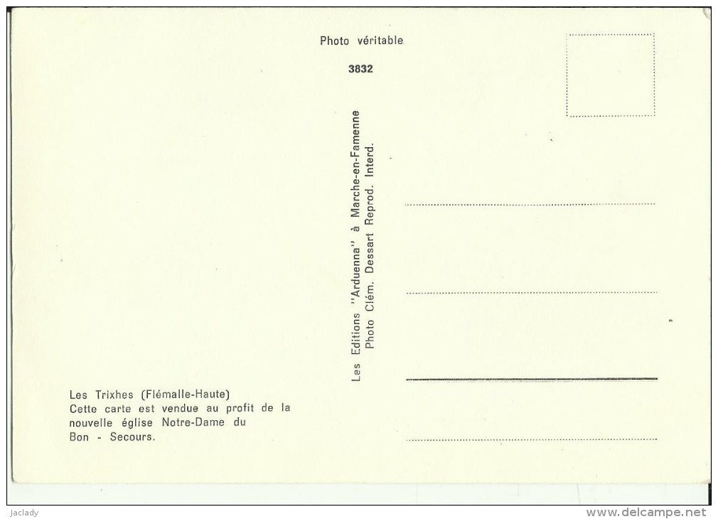 Les Trixhes (Flémalle - Haute) -- Eglise.    (2 Scans) - Flémalle