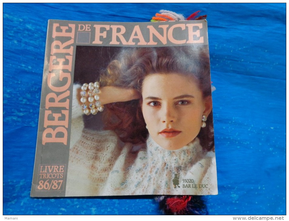 Catalogue De Laine Echantillons-bergere De France-livre Tricot 86/87 - Wool