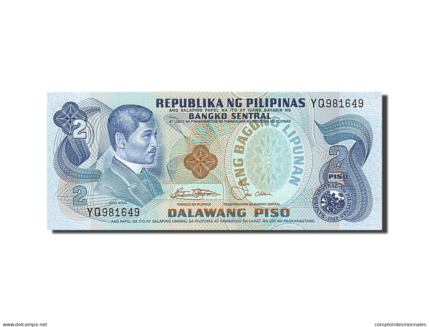 Billet, Philippines, 2 Piso, 1978, Undated, KM:159b, SPL - Philippines