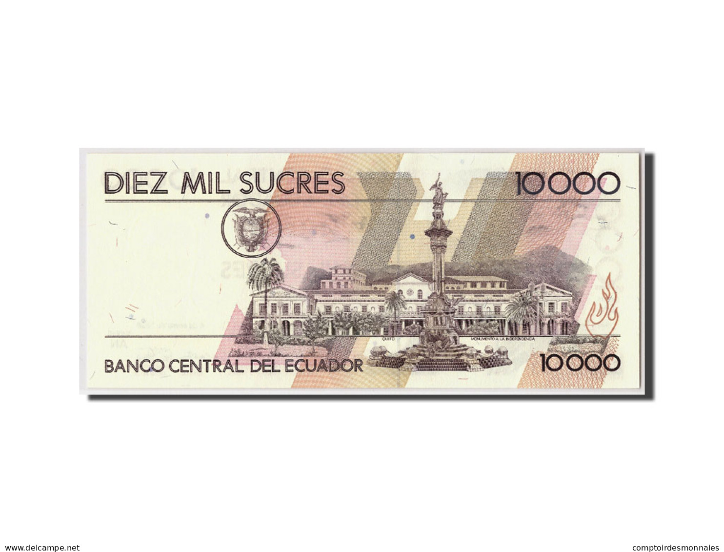 Billet, Équateur, 10,000 Sucres, 1996, 1996-01-04, KM:127b, NEUF - Ecuador