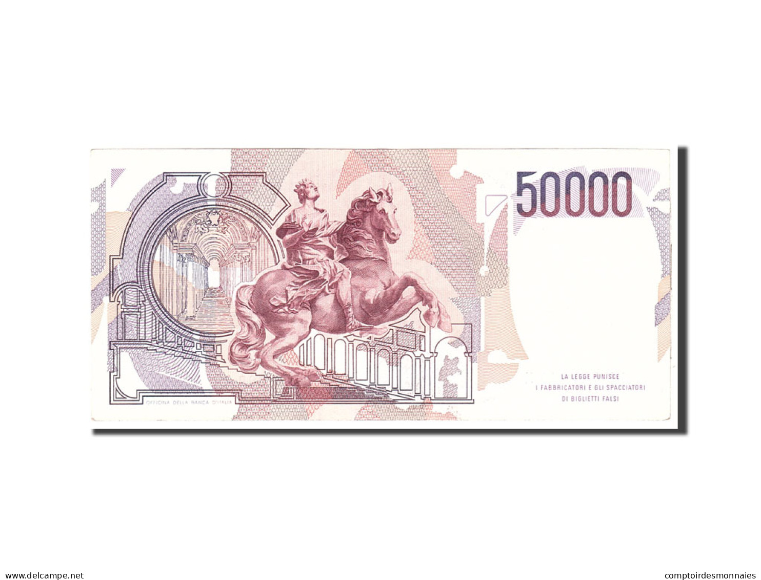 Billet, Italie, 50,000 Lire, 1984, 1984-02-06, KM:113a, TTB+ - 50000 Lire