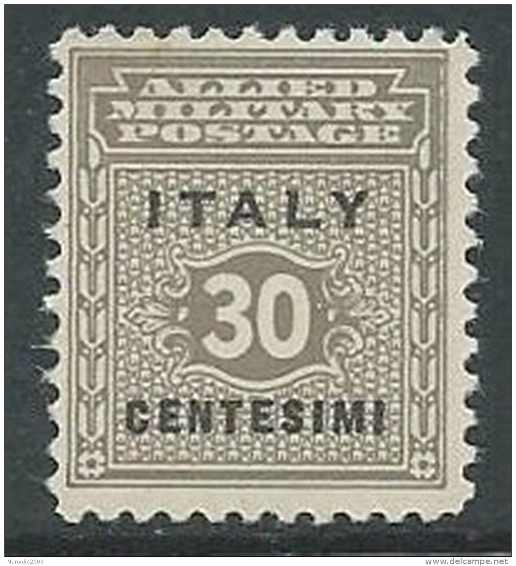 1943 OCCUPAZIONE ANGLO AMERICANA SICILIA 30 CENT MNH ** - M29-4 - Anglo-american Occ.: Sicily