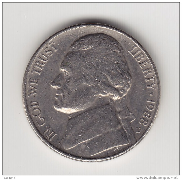 @Y@  USA   5 Cents  Dime    1988    (3008) - Zonder Classificatie