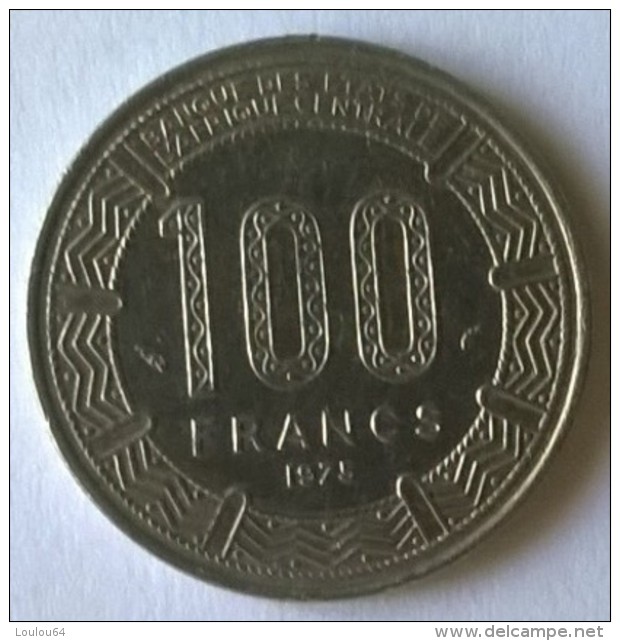 Gabon - 100 Francs 1971 - Superbe - - Gabon