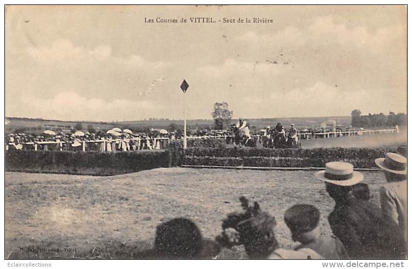 Sport. Hippisme..     Vittel   88    Les Courses. Saut De La Rivière - Reitsport