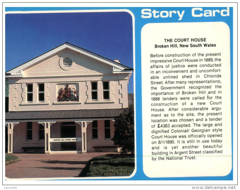 (QLD 676) Australia - NSW - Broken Hill Court House - Broken Hill