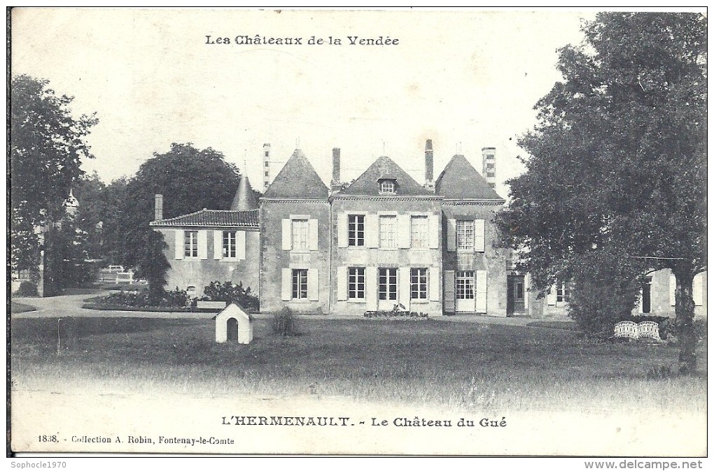 VENDEE - 85  -  L'HERMENAUT - Château Du Gué - L'Hermenault