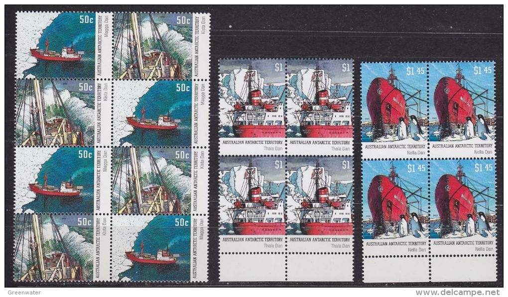 AAT 2003 Dan Ships 4v Bl Of 4 ** Mnh (31599) - Ungebraucht