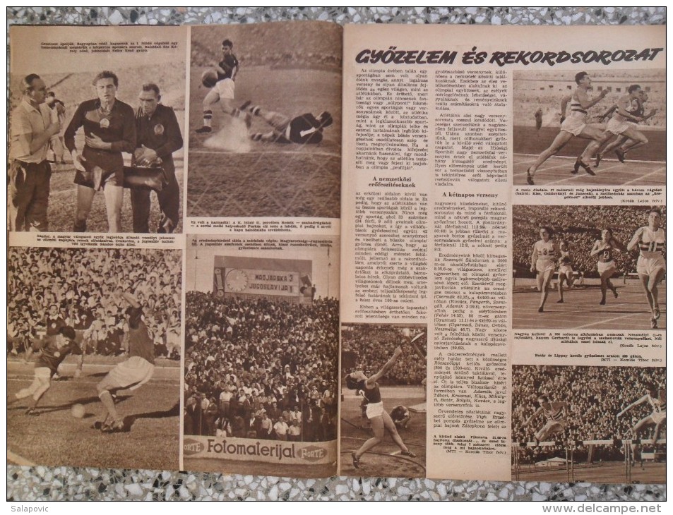 KEPES SPORT MAGYARORSZAG - JUGOSZLAVIA 3:1 HUNGARY -  YUGOSLAVIA 1956 - Books