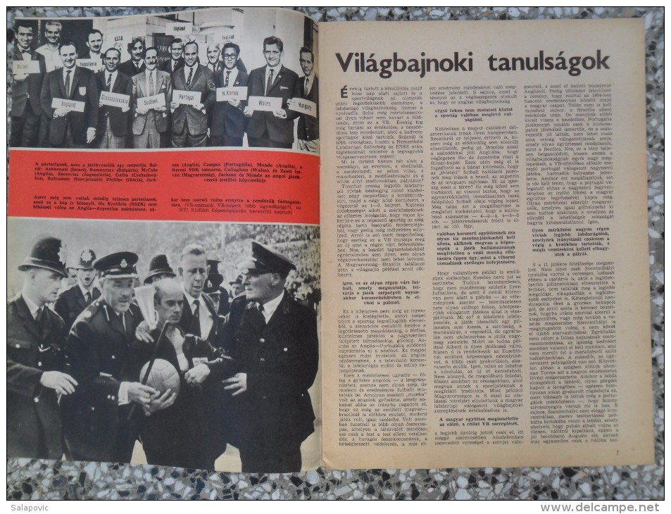 LABDARÚGÁS VB SZÁM MAGYARORSZÁG-BRAZÍLIA 3:1, 1966 - Libros