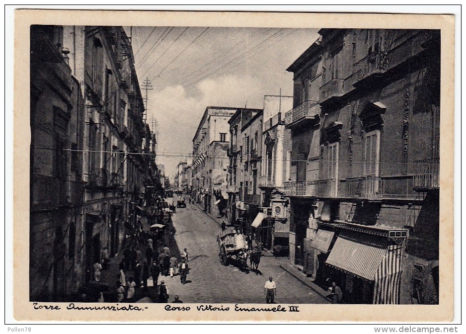 TORRE ANNUNZIATA - CORSO VITTORIO EMANUELE III - NAPOLI - Vedi Retro - Torre Annunziata