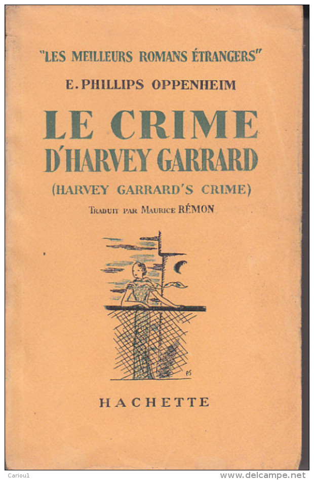 C1  E. Phillips OPPENHEIM Le CRIME D HARVEY GARRARD 1933 EO Epuise - Hachette - Point D'Interrogation