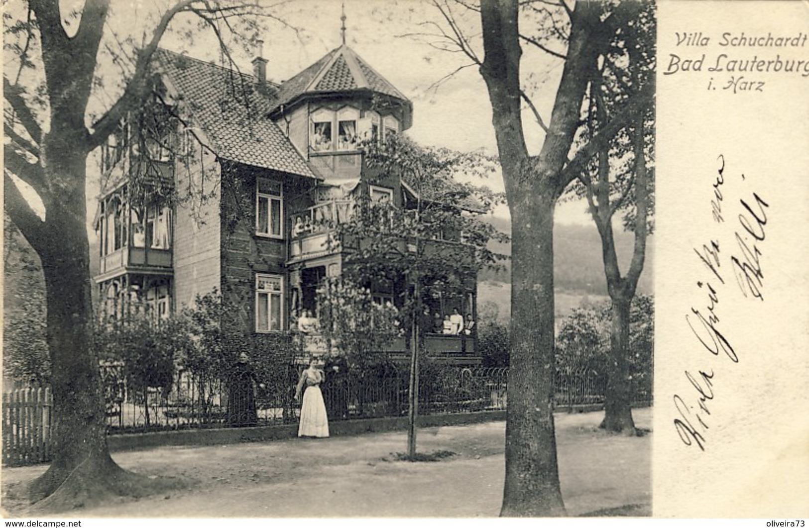 BAD LAUTERBURG, Villa Schuchardt Harz (1909) 2 Scans - Lauterbourg