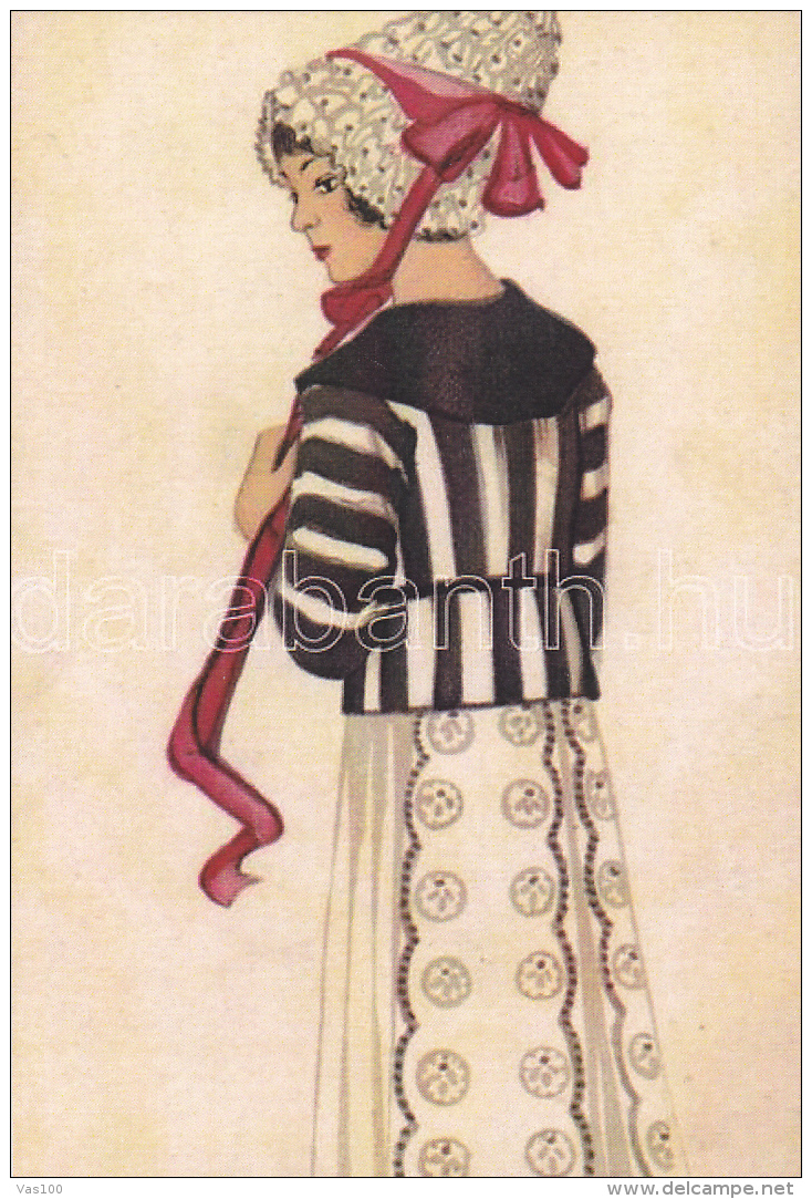 #BV1823  WOMAN WITH HAT, C.P.A. EPOCH REPRINT. - Koehler, Mela