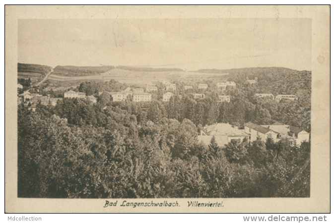 DE BAD SCHWALBACH / Bad Langenschwalbach, Villenviertel / - Bad Schwalbach