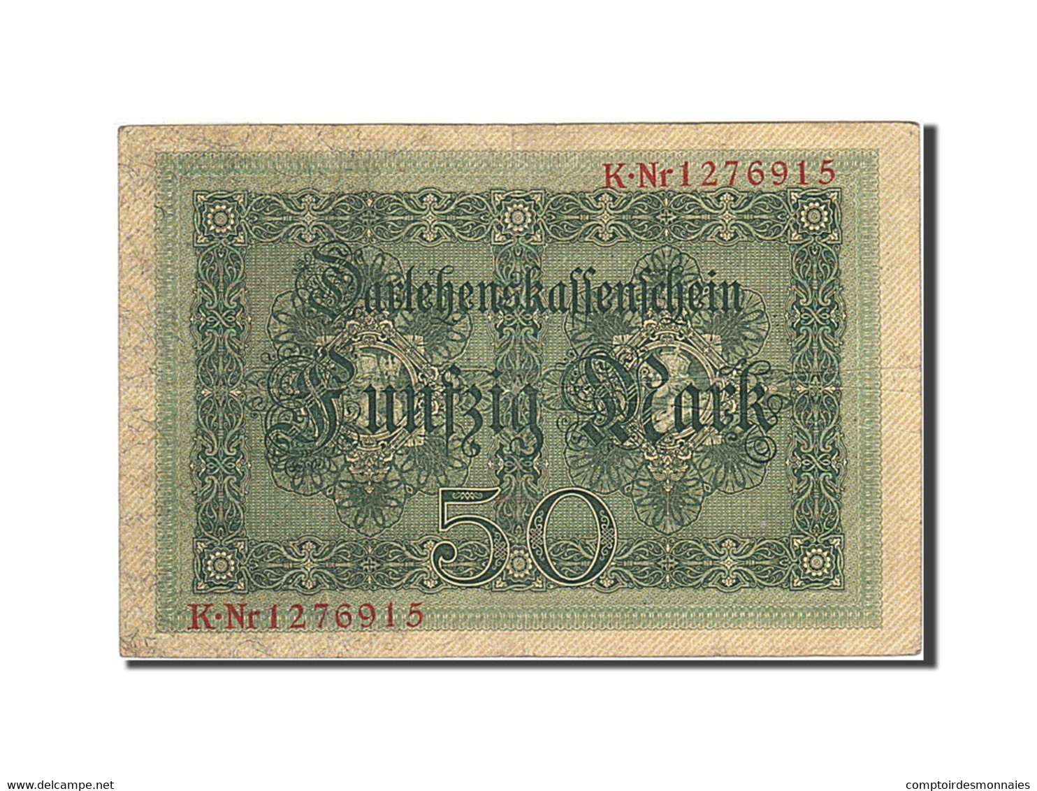 Billet, Allemagne, 50 Mark, 1914, 1914-08-05, KM:49b, TB - 50 Mark