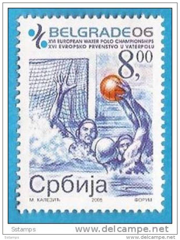 2006 X 160  JUGOSLAVIJA  SERBIA SRBIJA SPORT WATER POLO   RARO IN OFFERTA  MNH - Wasserball