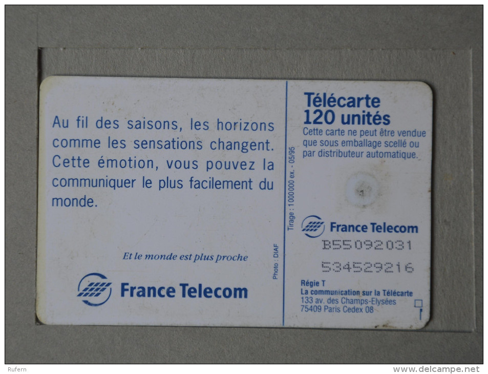 FRANCE    - TELECARTE - CREDIFONE - CALLCARD - TELEFONKARTE   2 SCANS - (Nº15872) - 120 Eenheden