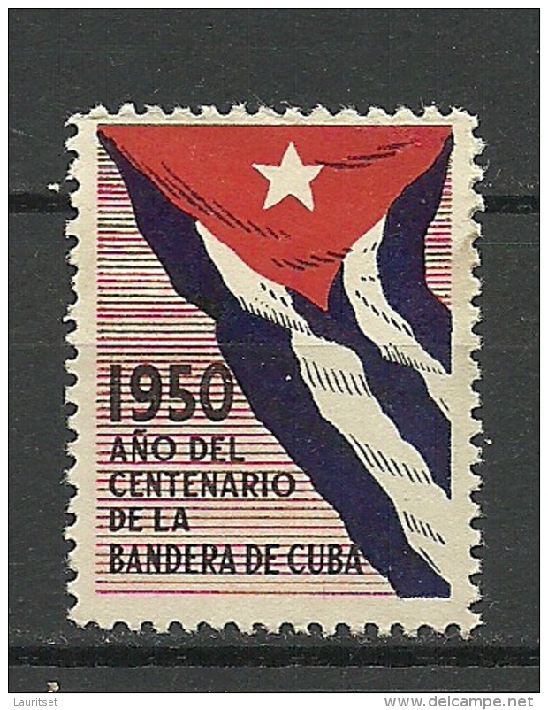 KUBA 1950 Charity Propaganda Anniversary Of Bandera De Cuba - Wohlfahrtsmarken