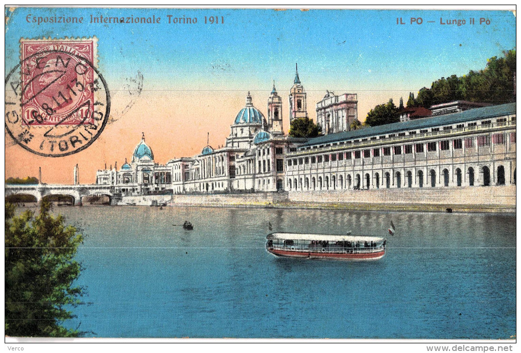 Carte Postale Ancienne De TURIN - Exposiciones